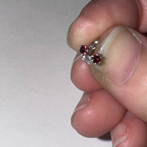 2 Mm Round Sterling Silver Stud Earrings - Picture 3 of 12